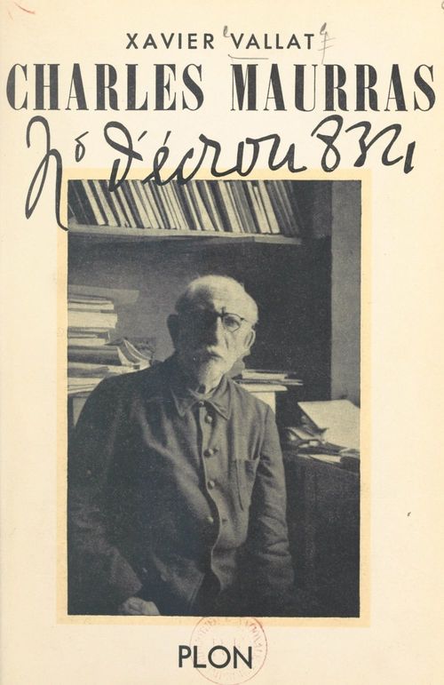 Couverture ebook de Charles Maurras, de Xavier Vallat