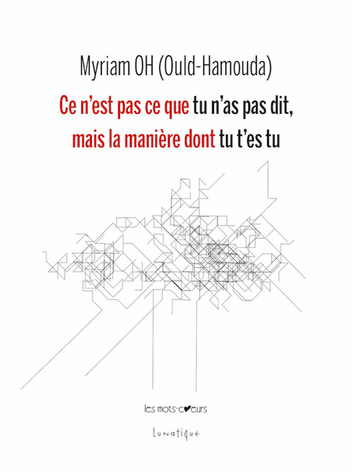 Couverture ebook de Ce n´est pas ce que tu n´as pas dit, mais la manière dont tu t´es tu, de Myriam Oh (ould-hamouda)