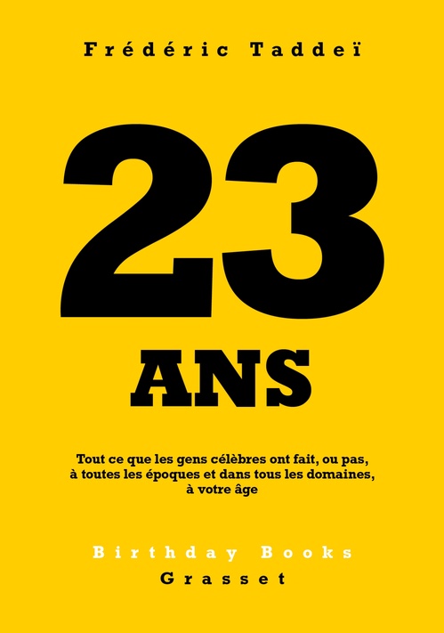 Couverture ebook de 23 ans, de Frédéric Taddeï