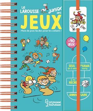 Couverture ebook de Le Larousse junior des jeux, de Charlotte Morin