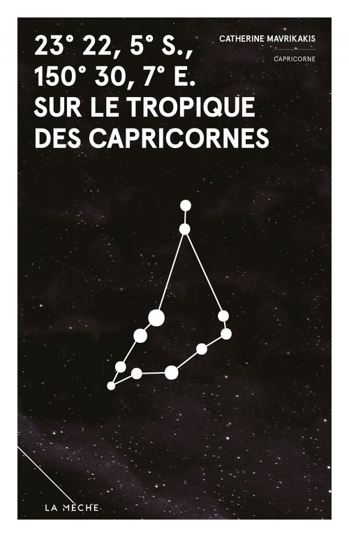 Couverture ebook de 23° 22, 5´ S., 150° 30, 7´ E. sur le tropique des Capricornes, de Catherine Mavrikakis