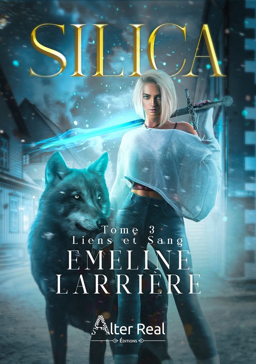 ebook cover of Liens et sang, by Emeline Larrière