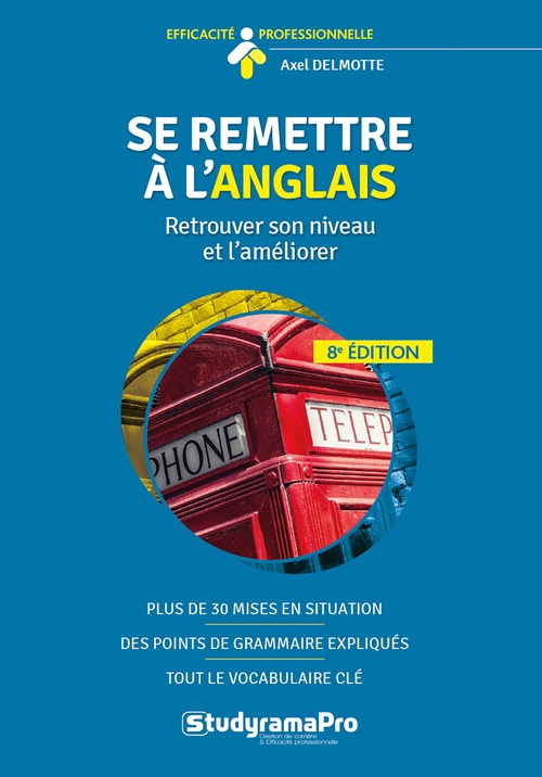 Couverture ebook de Se remettre à l'anglais, de Axel Delmotte
