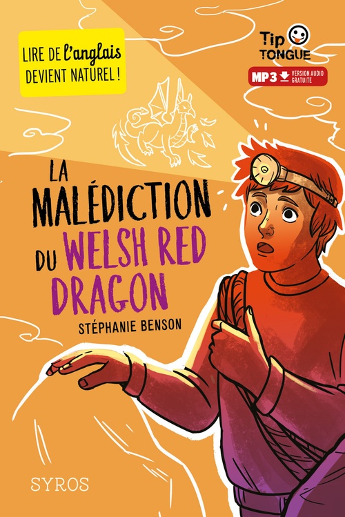 Couverture ebook de La Malédiction du Welsh Red Dragon, de Stéphanie Benson