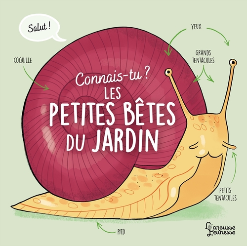 Couverture ebook de Connais-tu les petites bêtes du jardin ?, de Agnès Besson