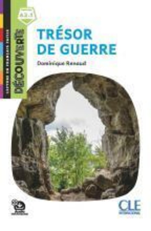 Couverture ebook de Trésor de guerre FLE lecture Découverte, de Dominique Renaud