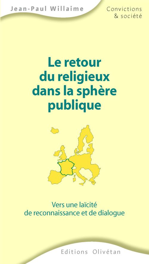 Couverture ebook de Le retour du religieux dans la sphère publique, de Jean-paul Willaime