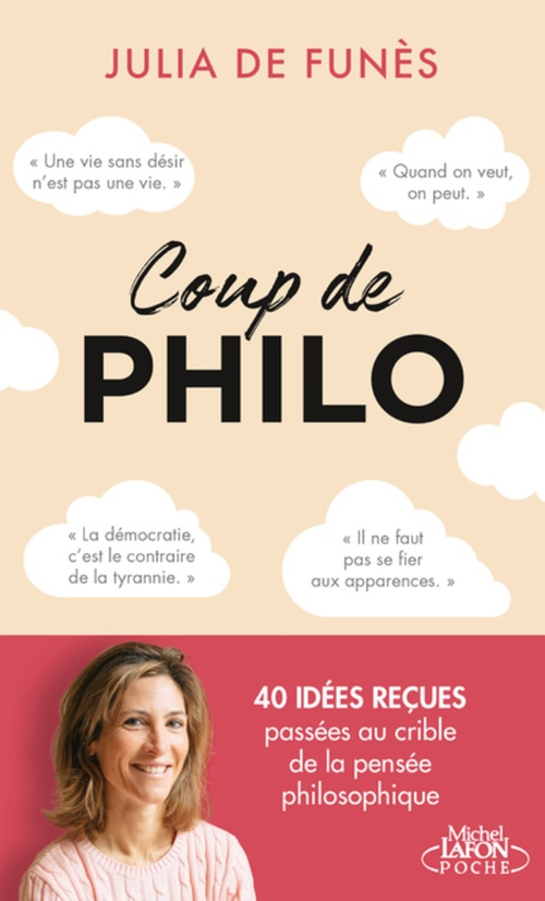 Couverture ebook de Coup de philo... - Sur les idées reçues, de Julia de Funès