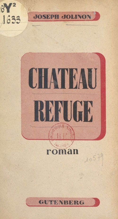 ebook cover of Château refuge, by Joseph Jolinon