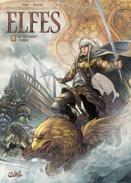 ebook cover of Elfes T08 - La Dernière Ombre, by Olivier Peru