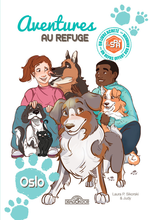 Couverture ebook de S.P.A. - Aventures au refuge - Oslo - Tome 1, de Laura P. Sikorski, Judy