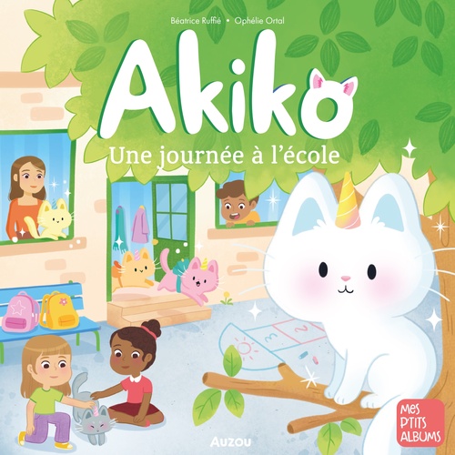 Couverture audiobook de Akiko - Une journée à l'école, de Béatrice RUFFIÉ LACAS, Ophélie Ortal
