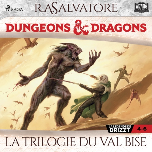 Couverture audiobook de Compilation Dungeons & Dragons 4-6 : La Trilogie du Val Bise, de R.A. Salvatore