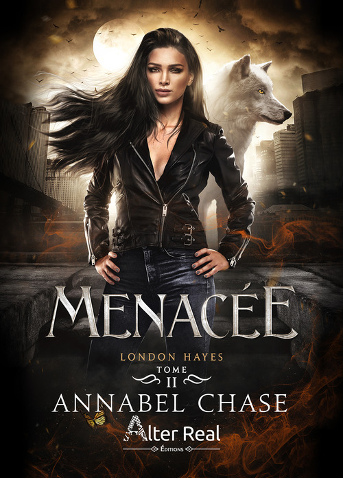 ebook cover of Menacée, by Annabel Chase
