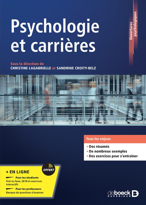 Couverture ebook de Psychologie et carrières - Modèles, concepts et analyses de la psychologie du travail et des organisations : Série LMD, de Christine Lagabrielle, Sandrine Croity-Belz