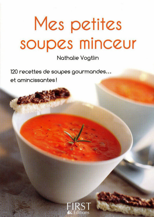 Couverture ebook de Le petit livre de - mes petites soupes minceur, de Nathalie Vogtlin
