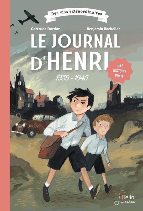 Couverture ebook de Le journal d'Henri 1939-1945, de Benjamin Bachelier, Gertrude Dordor