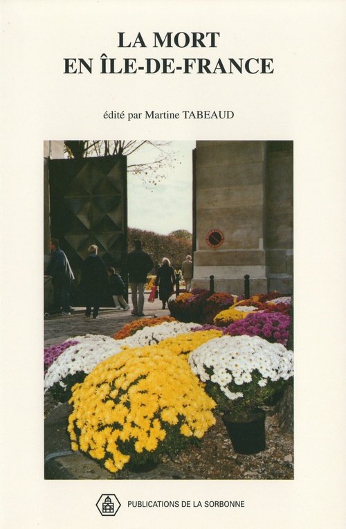 Couverture ebook de La mort en Île-de-France, de Martine Tabeaud