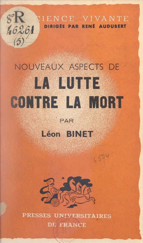 ebook cover of Nouveaux aspects de la lutte contre la mort, by Leon Binet