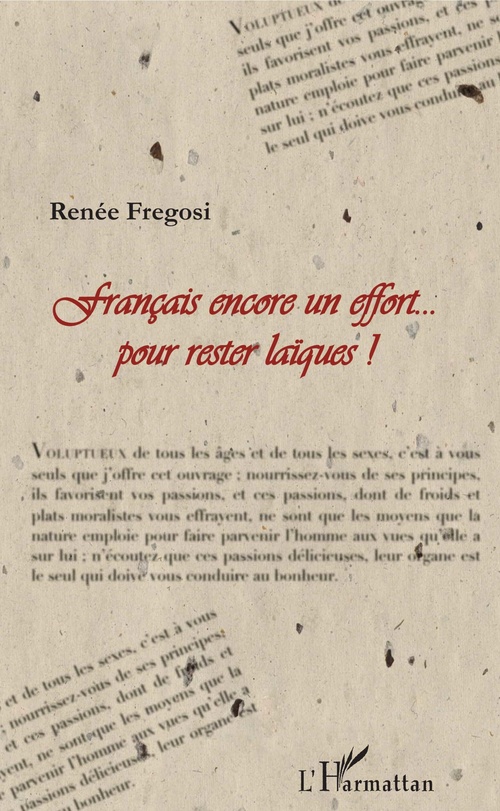 Couverture ebook de Français encore un effort... pour rester laïques !, de Renée Fregosi
