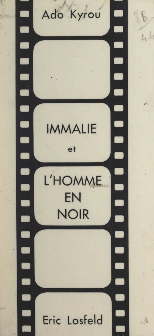 ebook cover of Immalie et l'homme en noir, by Ado Kyrou
