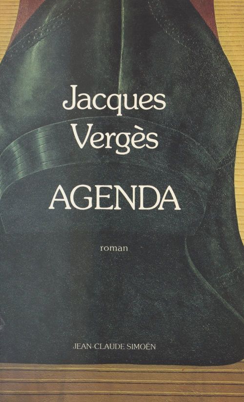 Couverture ebook de Agenda, de Jacques Verges