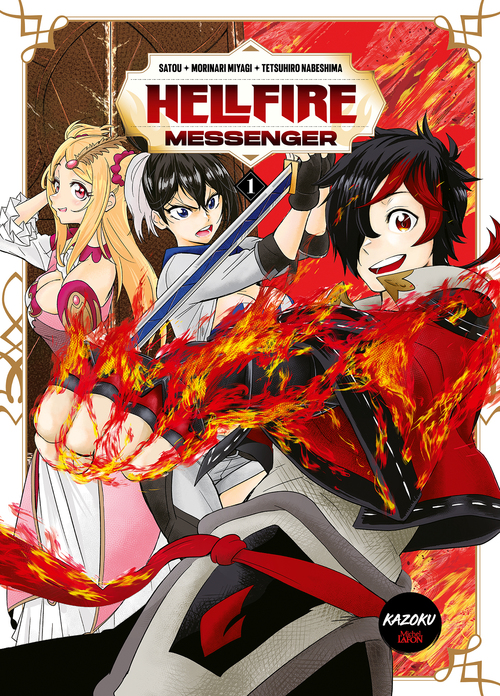 Couverture ebook de Hellfire Messenger - Tome 1, de Satou, Morinari Miyagi