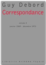 Couverture ebook de Correspondance, tome 4, de Guy Debord