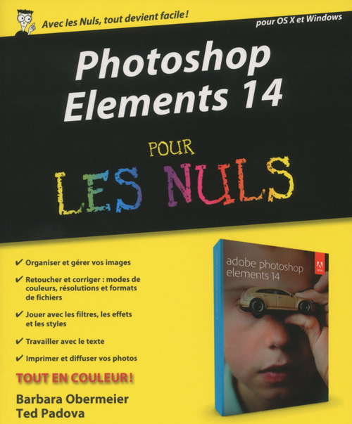 ebook cover of Photoshop Elements 14, Pour les Nuls, by Barbara Obermeier