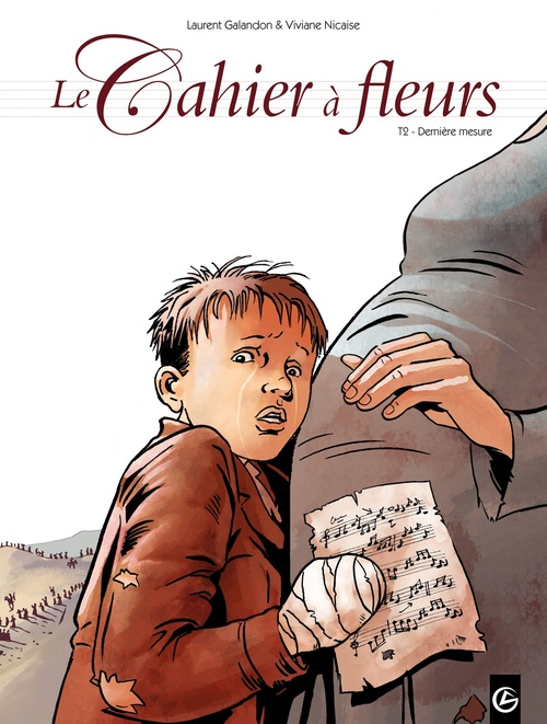 ebook cover of Le cahier à fleurs - Tome 2 - Dernières mesures, by Nicaise+Galandon, Laurent Galandon, Viviane Nicaise