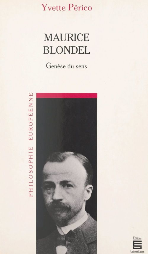 Couverture ebook de Maurice Blondel, de Yvette Perico
