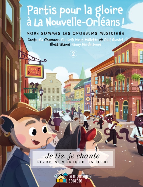 Couverture ebook de Partis pour la gloire à La Nouvelle-Orléans !, de Bïa Krieger