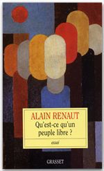 ebook cover of Qu'est-ce-qu'un peuple libre?, by Alain Renaut