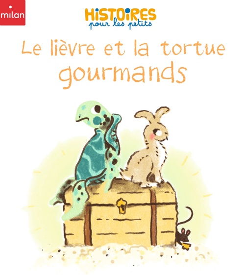Couverture ebook de Le lièvre et la tortue gourmands, de Sophie Belin