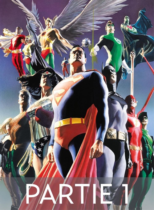 Couverture ebook de Justice League - Icônes - Partie 1, de Paul Dini