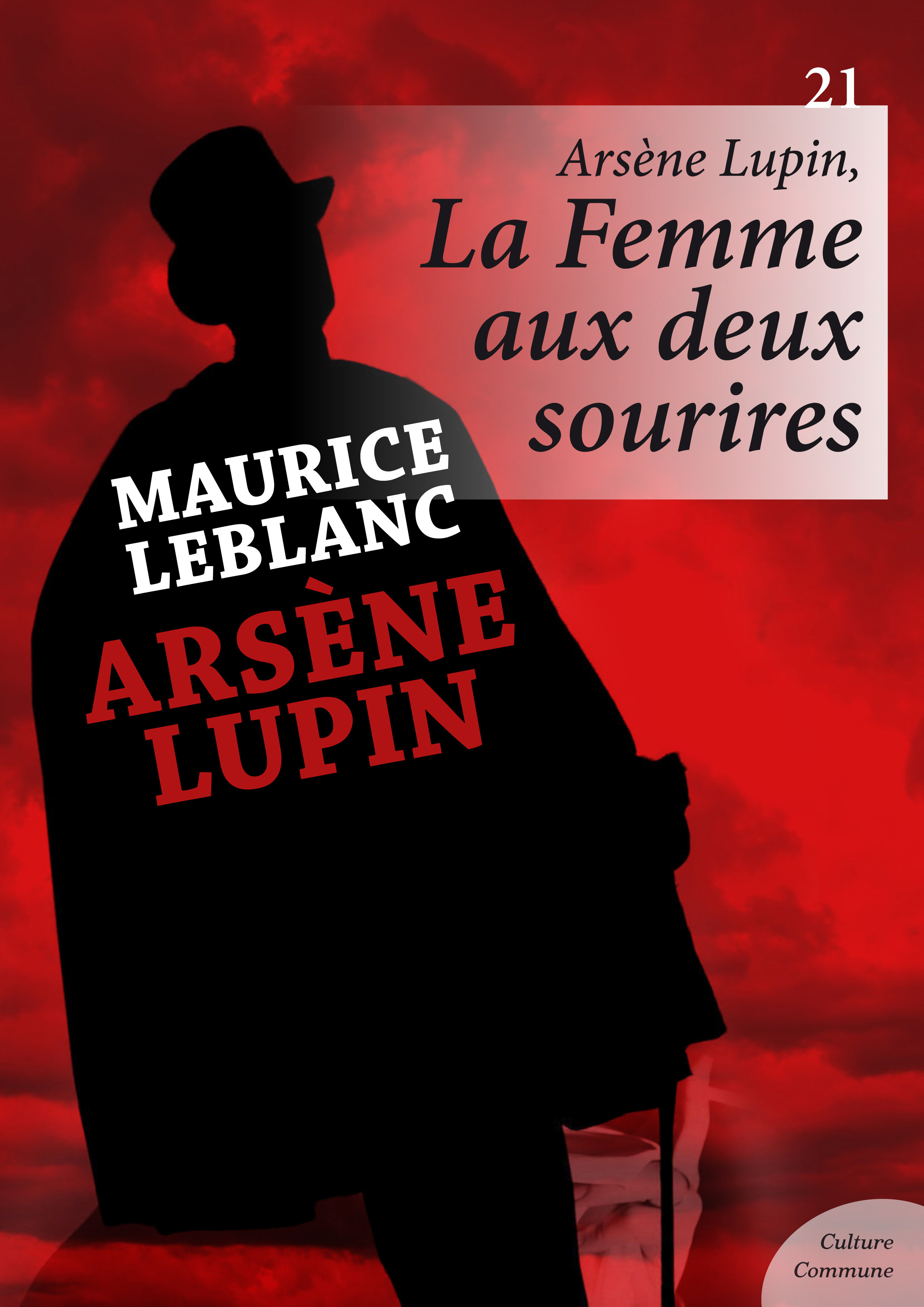 ebook cover of Arsène Lupin, La Femme aux deux sourires, by Maurice Leblanc