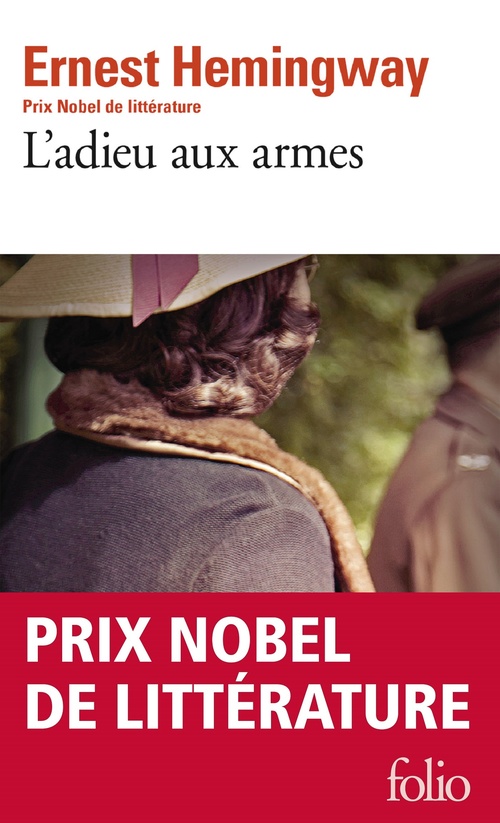 ebook cover of L'adieu aux armes, by Ernest Hemingway