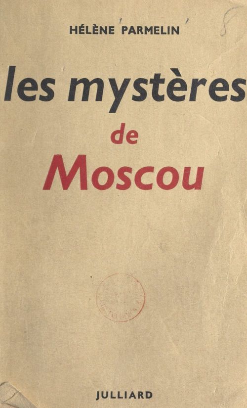 Couverture ebook de Les mystères de Moscou, de Helene Parmelin