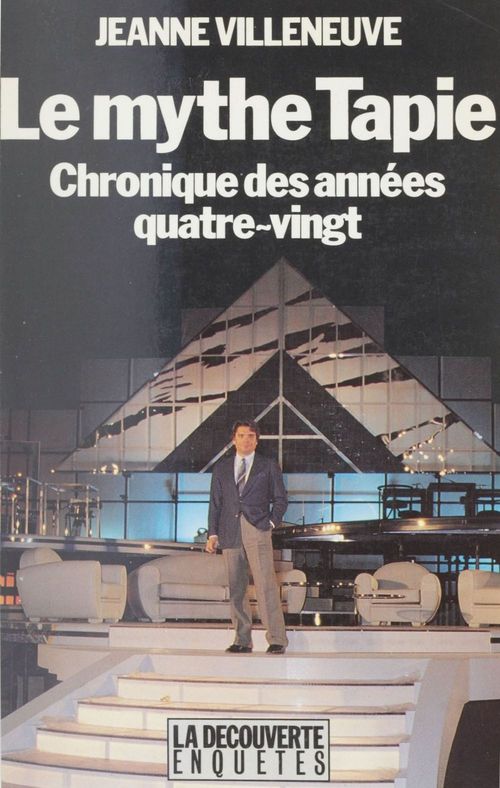 Couverture ebook de Le Mythe Tapie, de Jeanne Villeneuve