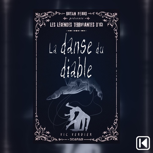 audiobook cover of La danse du diable, by Vic Verdier