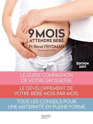 Couverture ebook de Neuf mois, de René Frydman, Christine Schilte