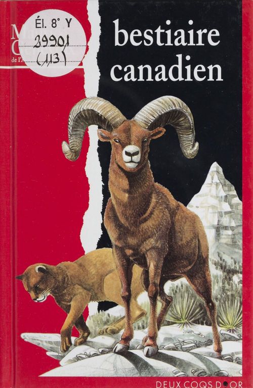 ebook cover of Bestiaire canadien, by Maurice Genevoix