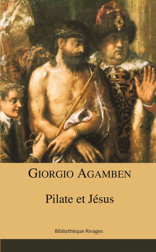 Couverture ebook de Pilate et Jésus, de Giorgio Agamben