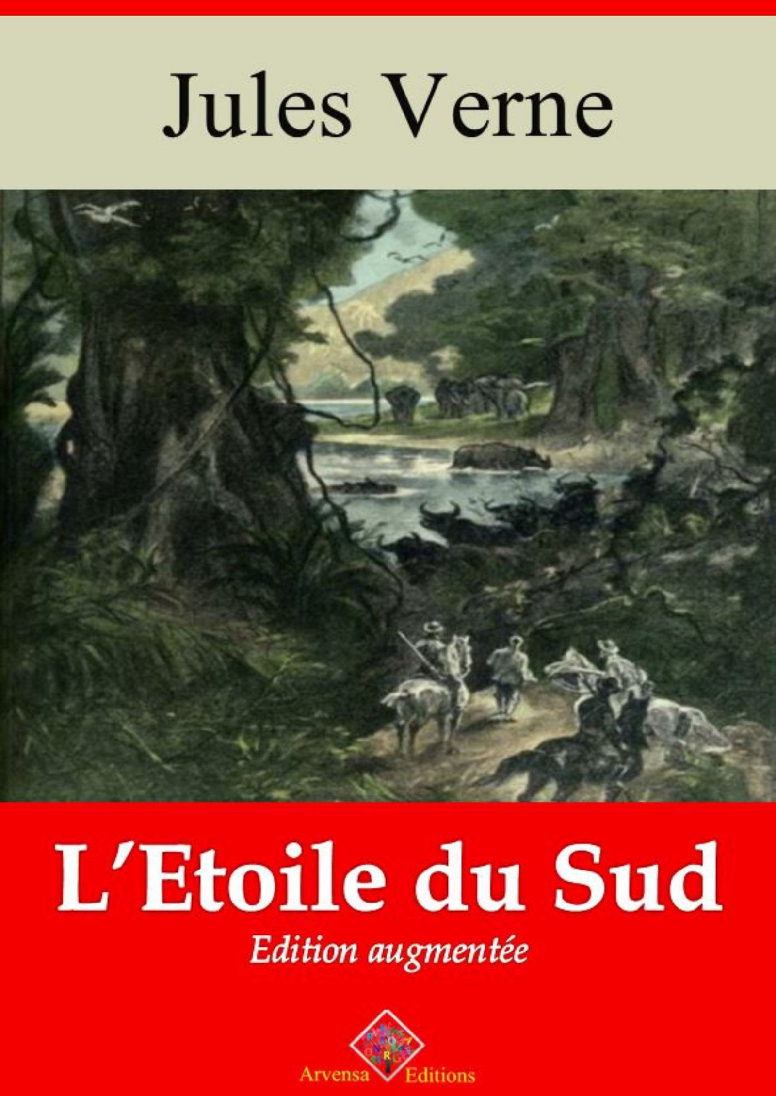 Couverture ebook de L´Étoile du Sud - suivi d'annexes, de Jules Verne