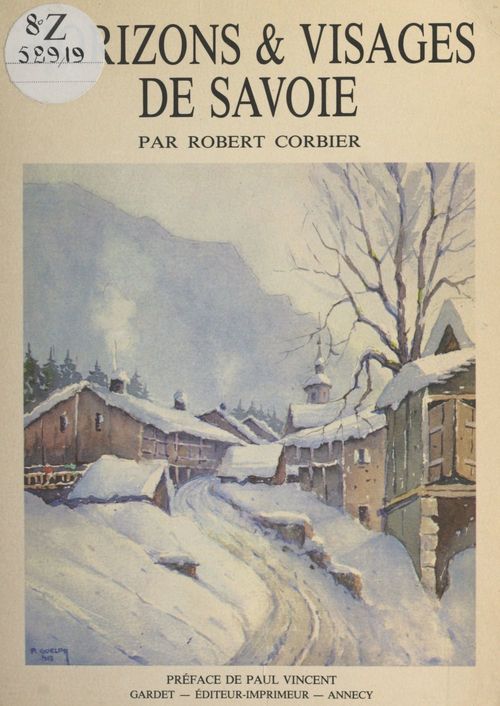 Couverture ebook de Horizons et visages de Savoie, de Robert Corbier