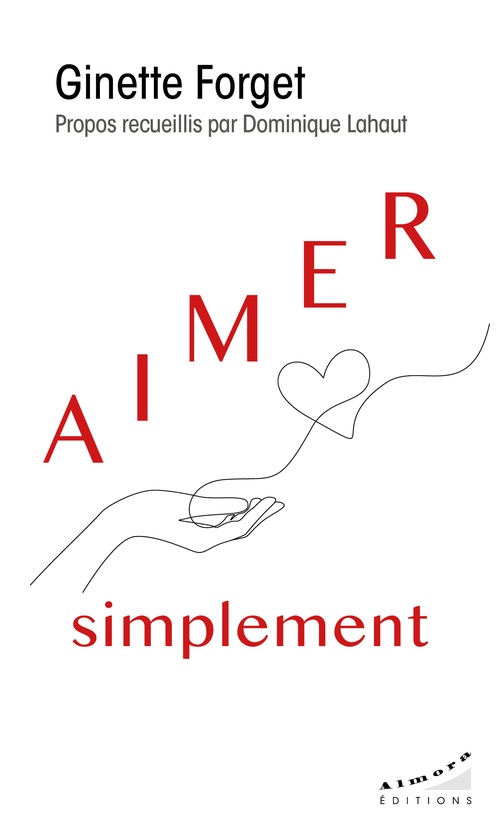 Couverture ebook de Aimer simplement, de Ginette Forget