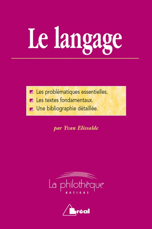 Couverture ebook de Le langage, de Yvan Elissalde