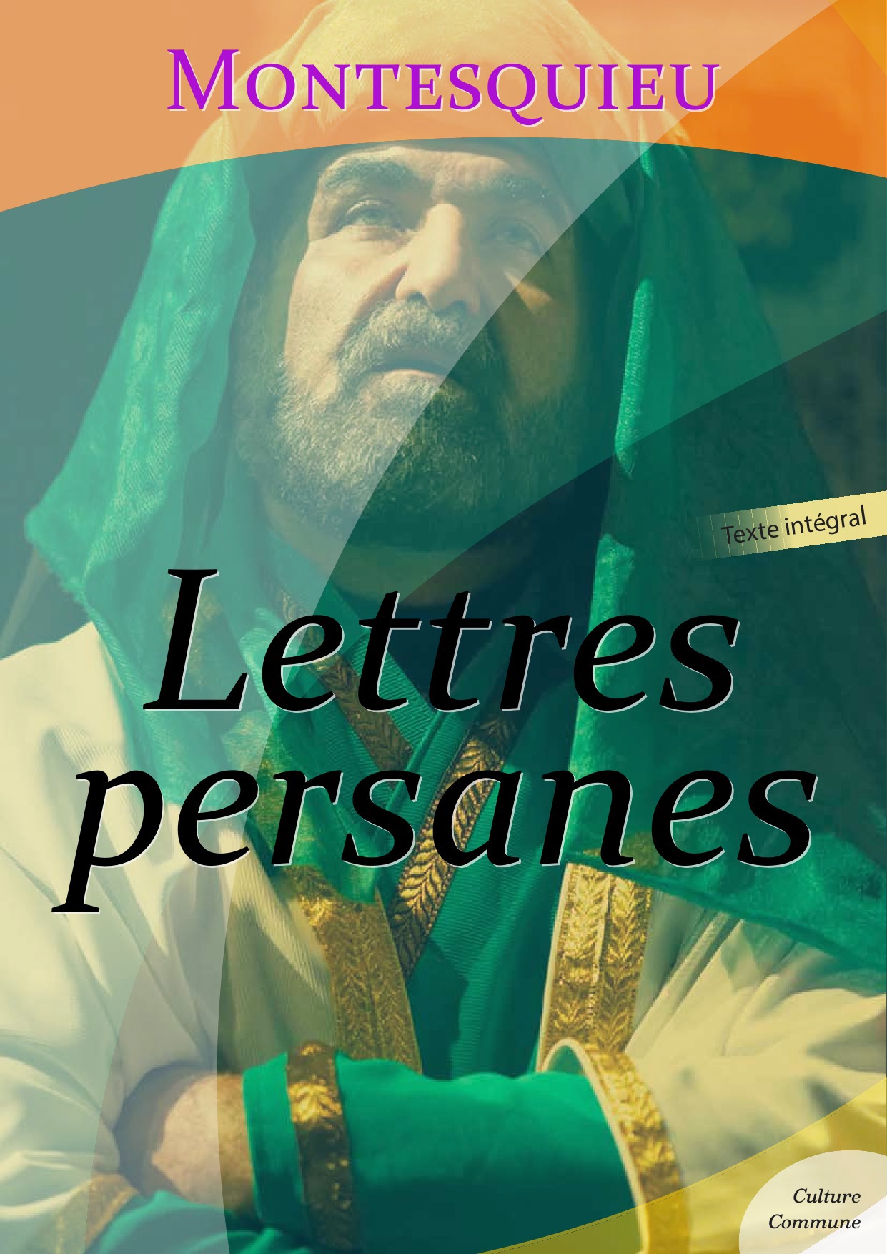 Couverture ebook de Lettres persanes, de Montesquieu