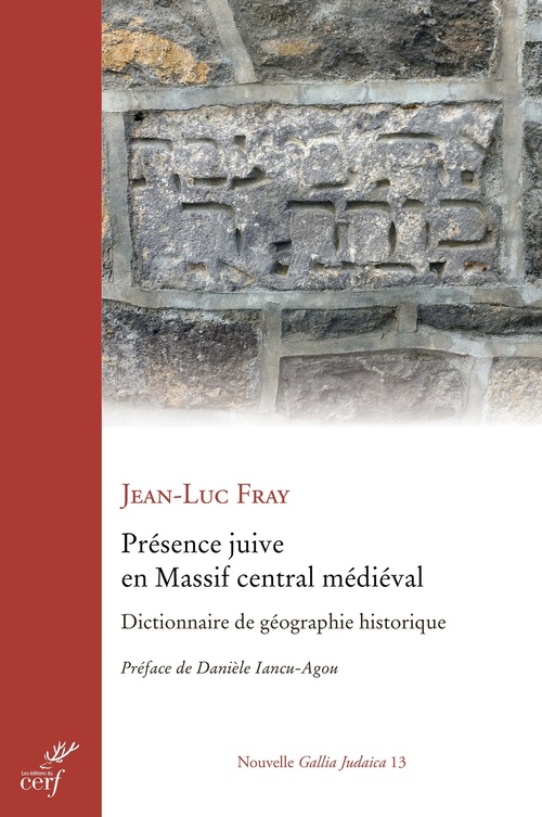 ebook cover of Présence juive en Massif central médiéval, by Jean-Luc Fray
