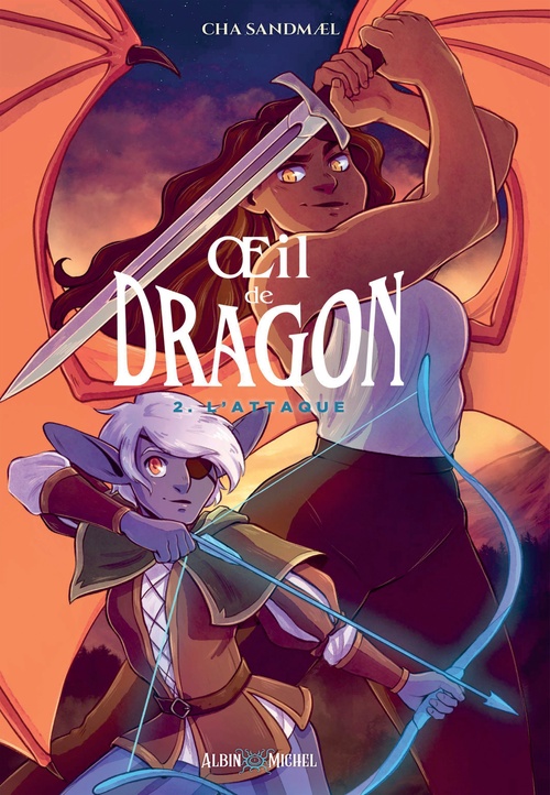 Couverture ebook de Oeil de dragon - tome 2 - L'Attaque, de